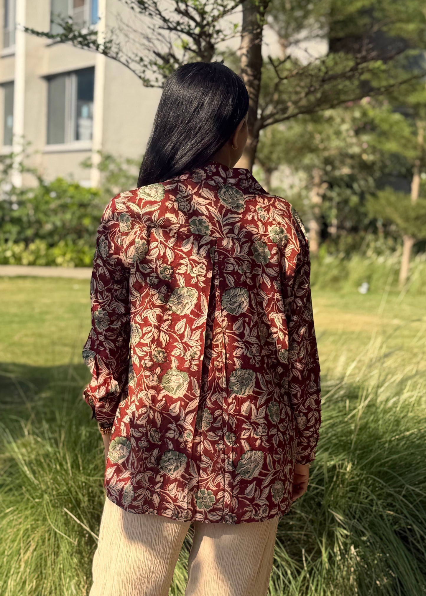 Kalamkari Oversize Classic Shirt