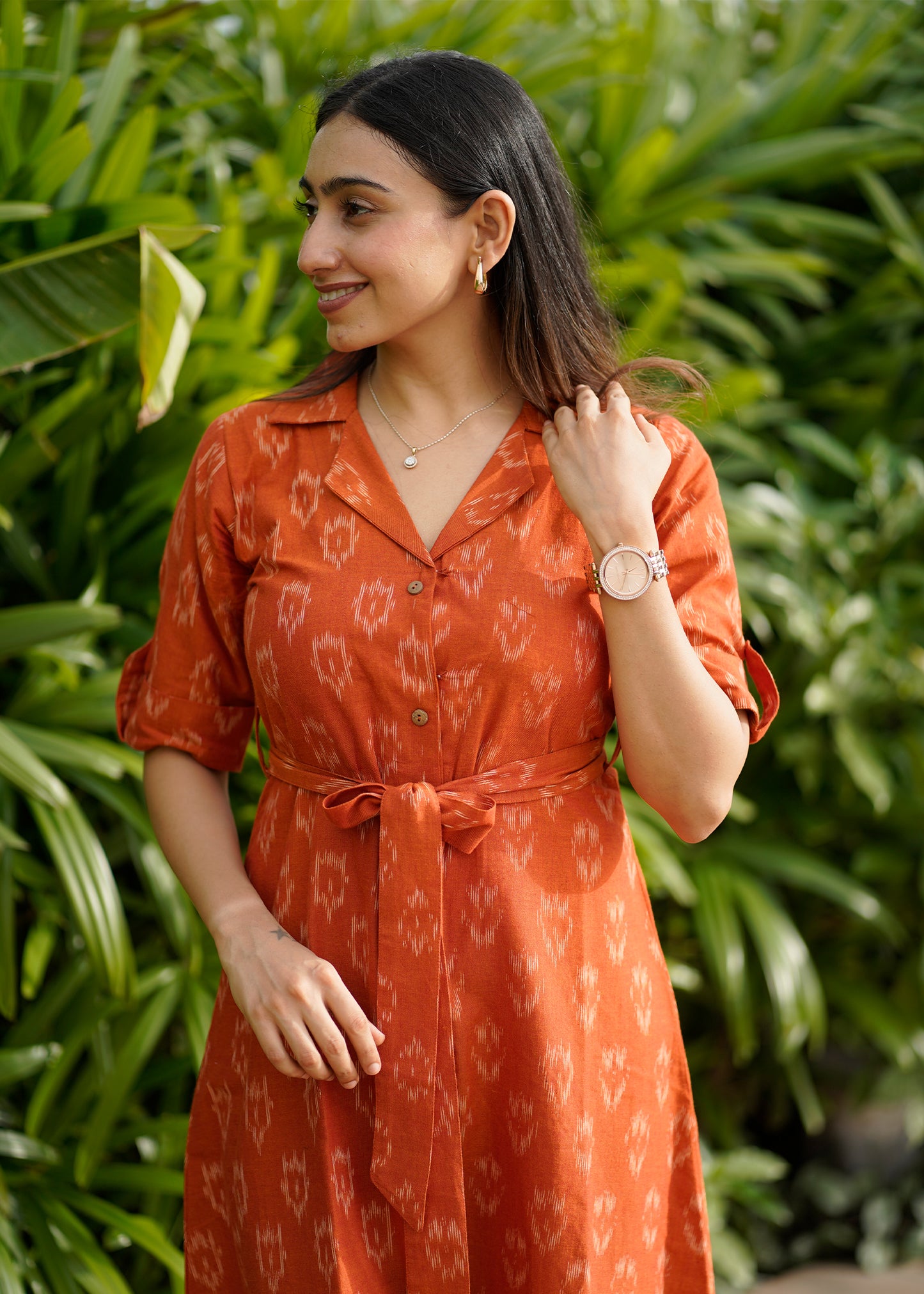 Pure Ikat Smart Cotton Dress
