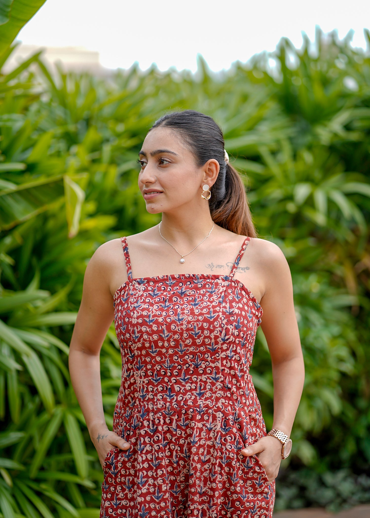 Classy Handblock Kalamkari Cotton Jumpsuit