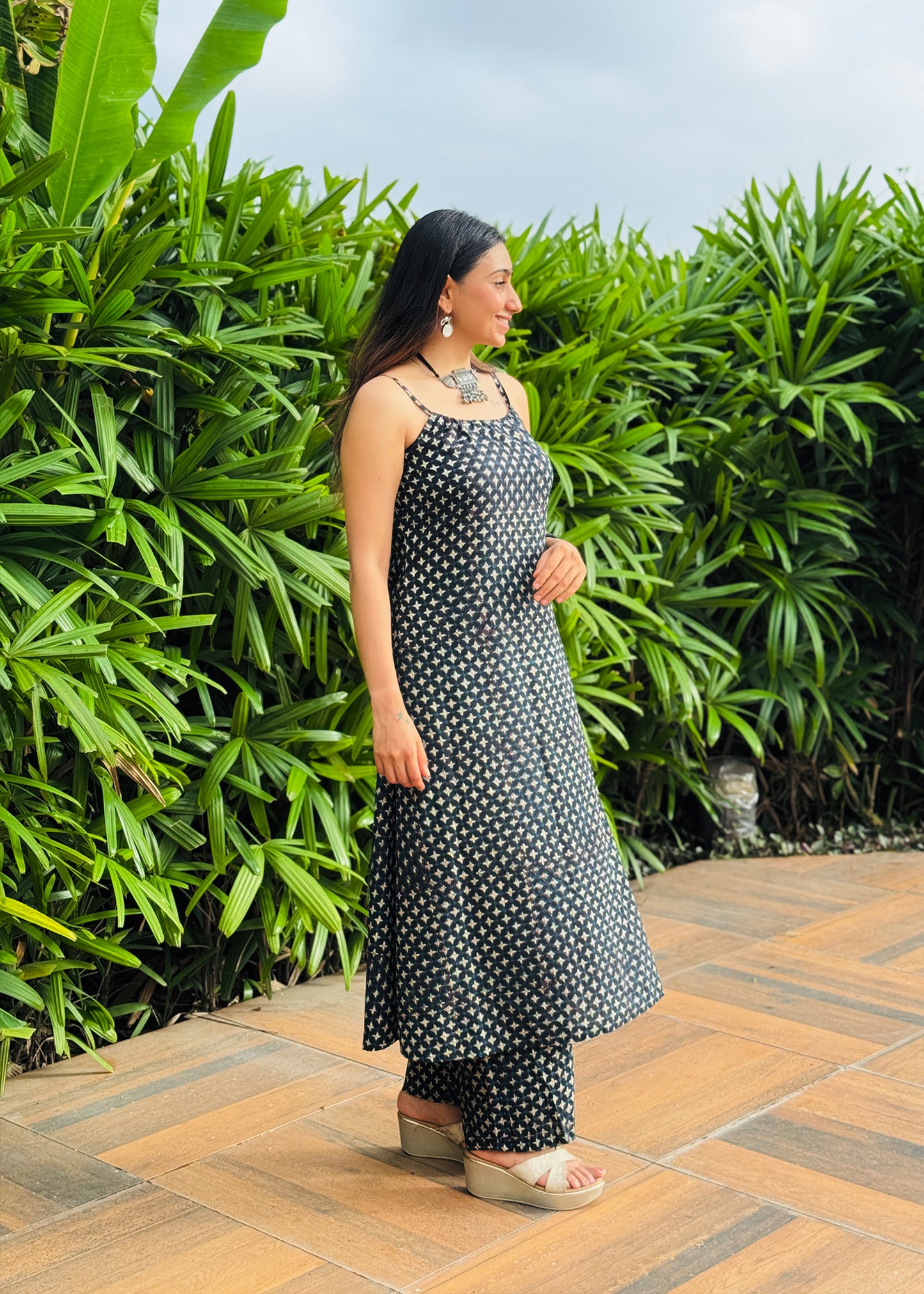 Dabu Starlit Handblock Print Co-ord Set