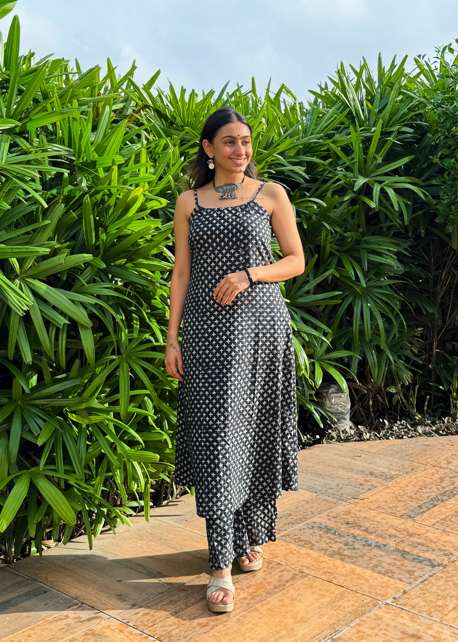 Dabu Starlit Handblock Print Co-ord Set