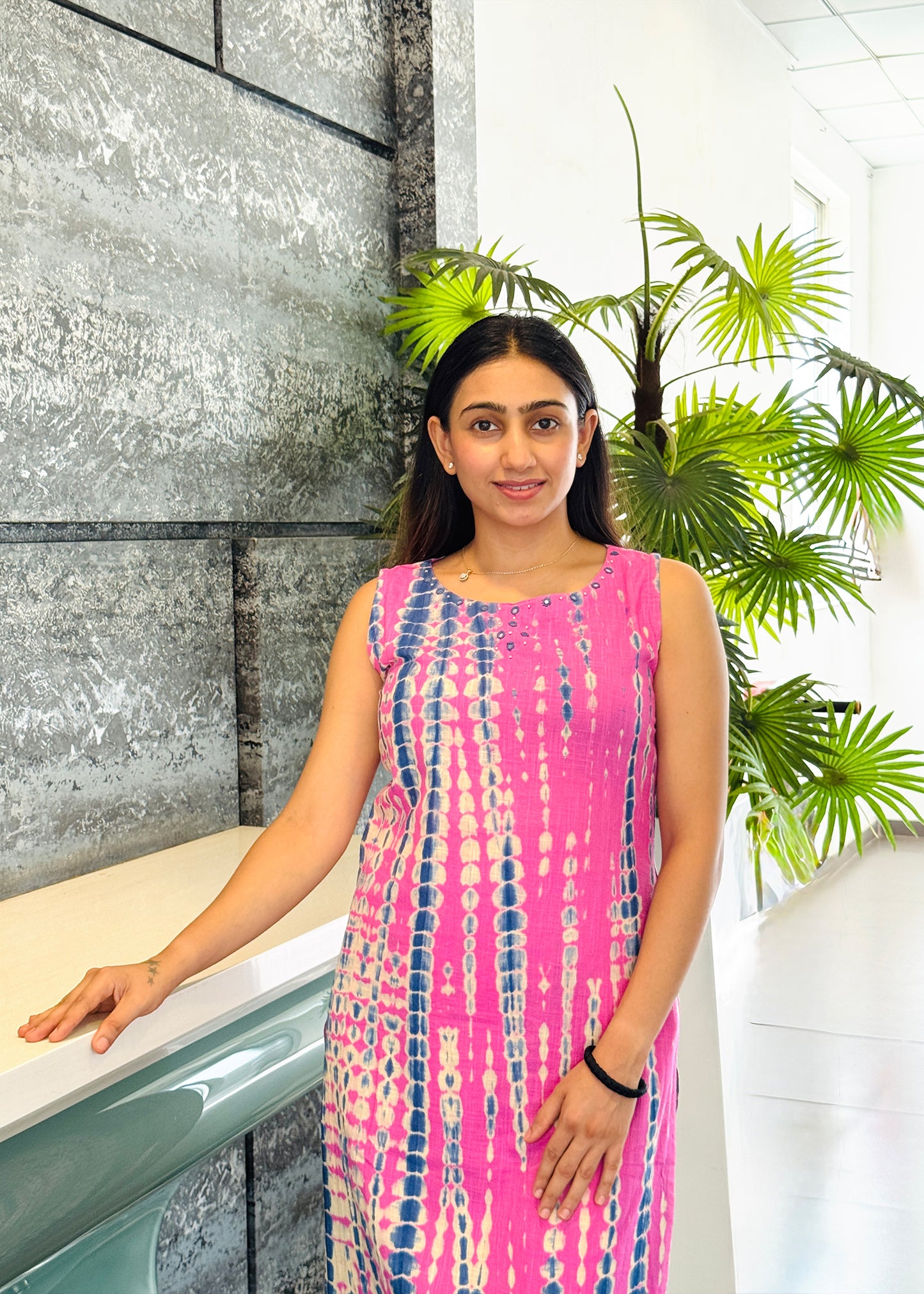 Radiant Pink Shibori Co-ord Set