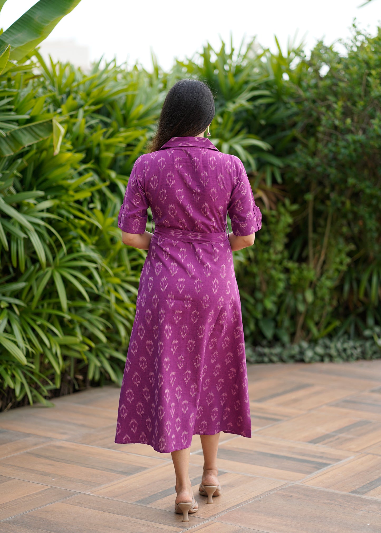 Pure Ikat Smart Cotton Dress