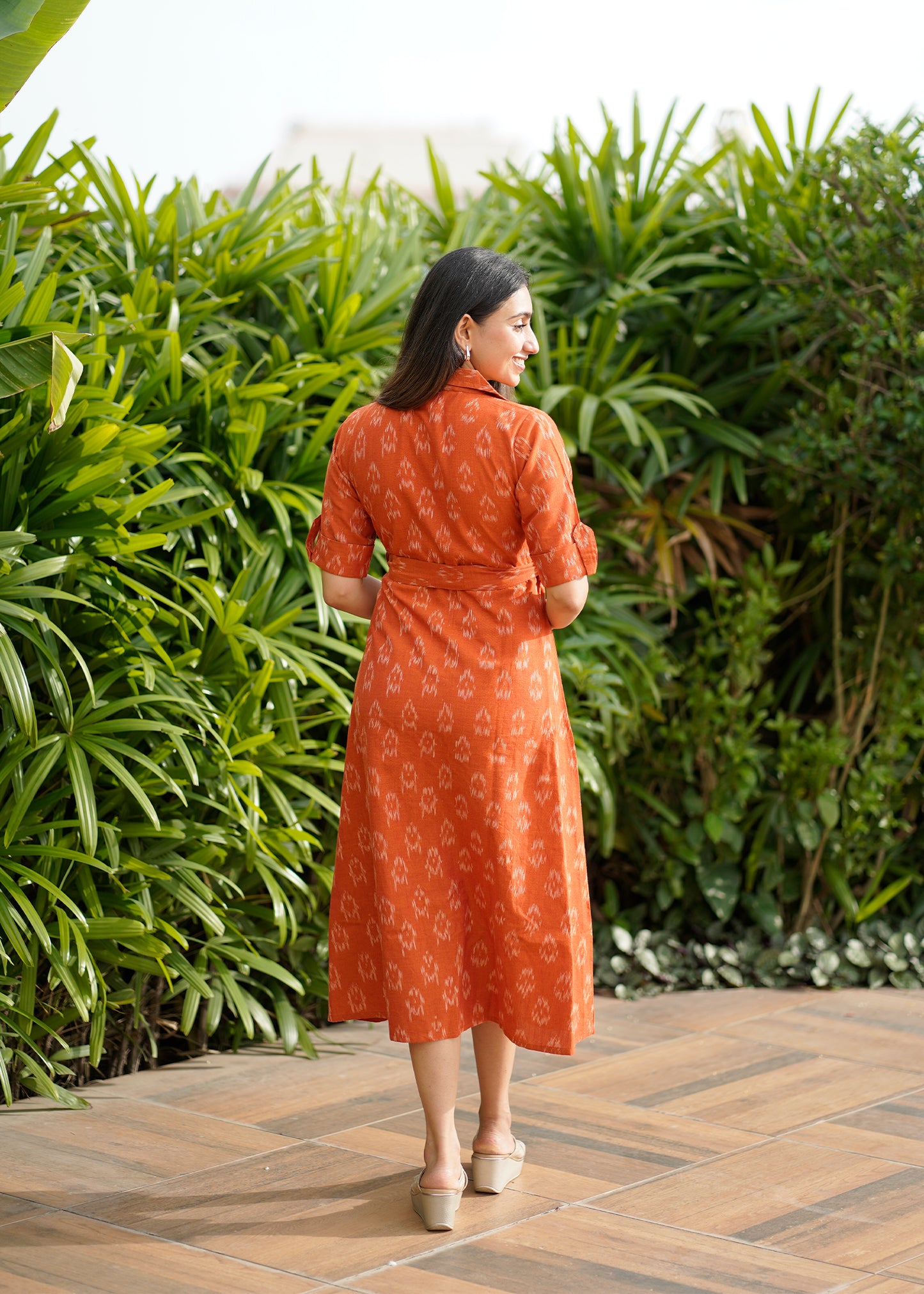 Pure Ikat Smart Cotton Dress
