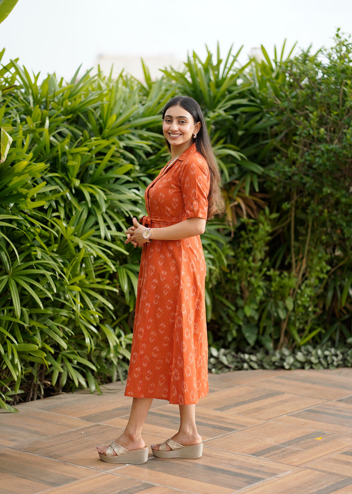 Pure Ikat Smart Cotton Dress