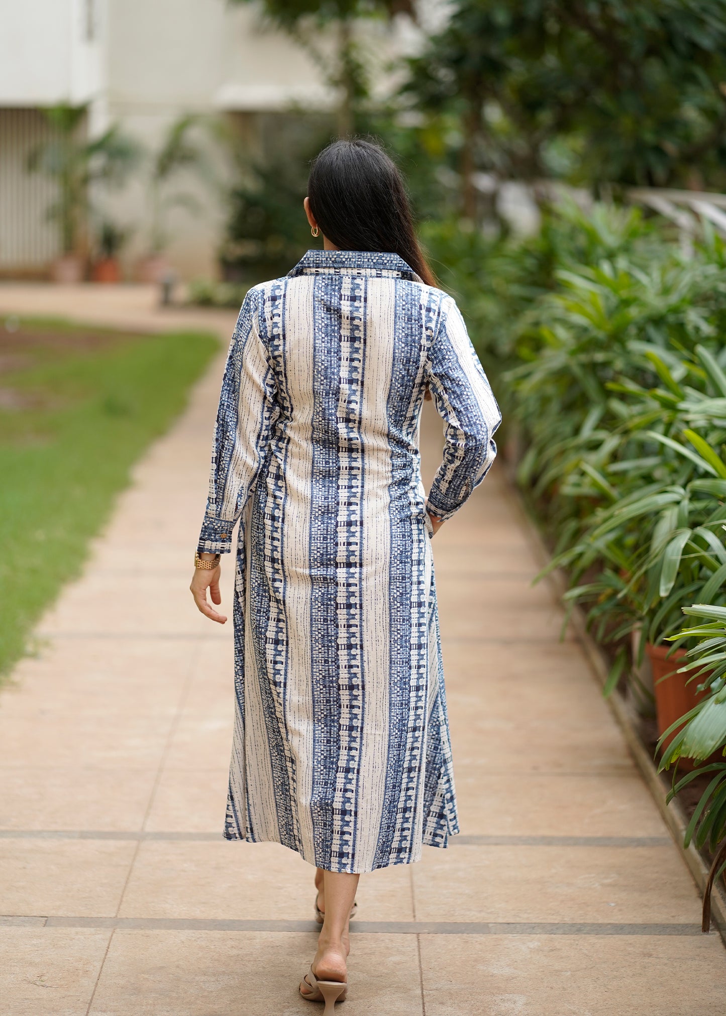 Smart Long Shirt Cotton Dress