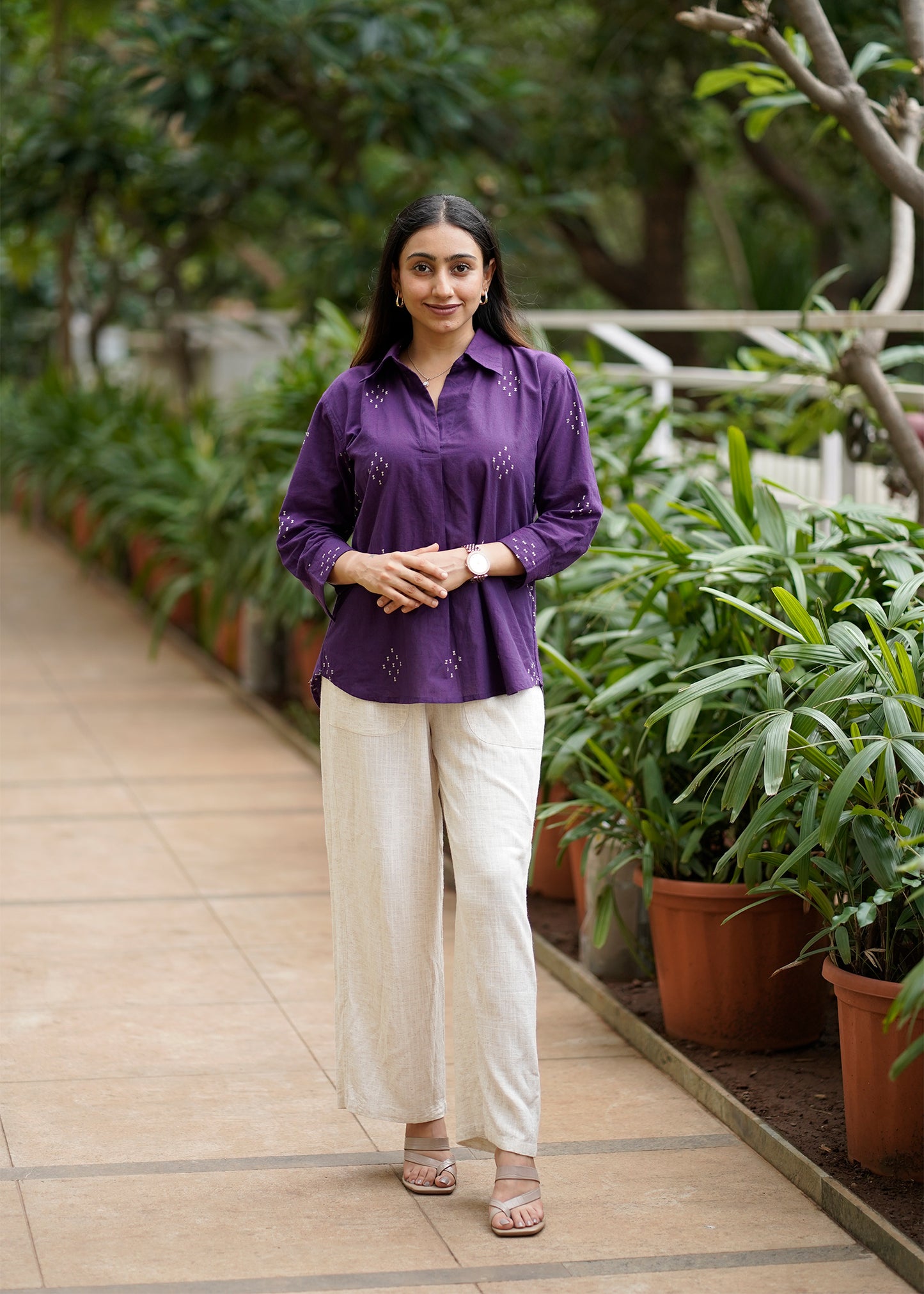 Handloom Classic Cotton Anti-Fit Shirt