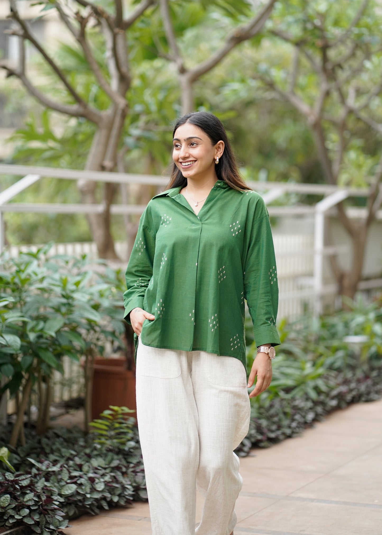 Handloom Classic Cotton Anti-Fit Shirt