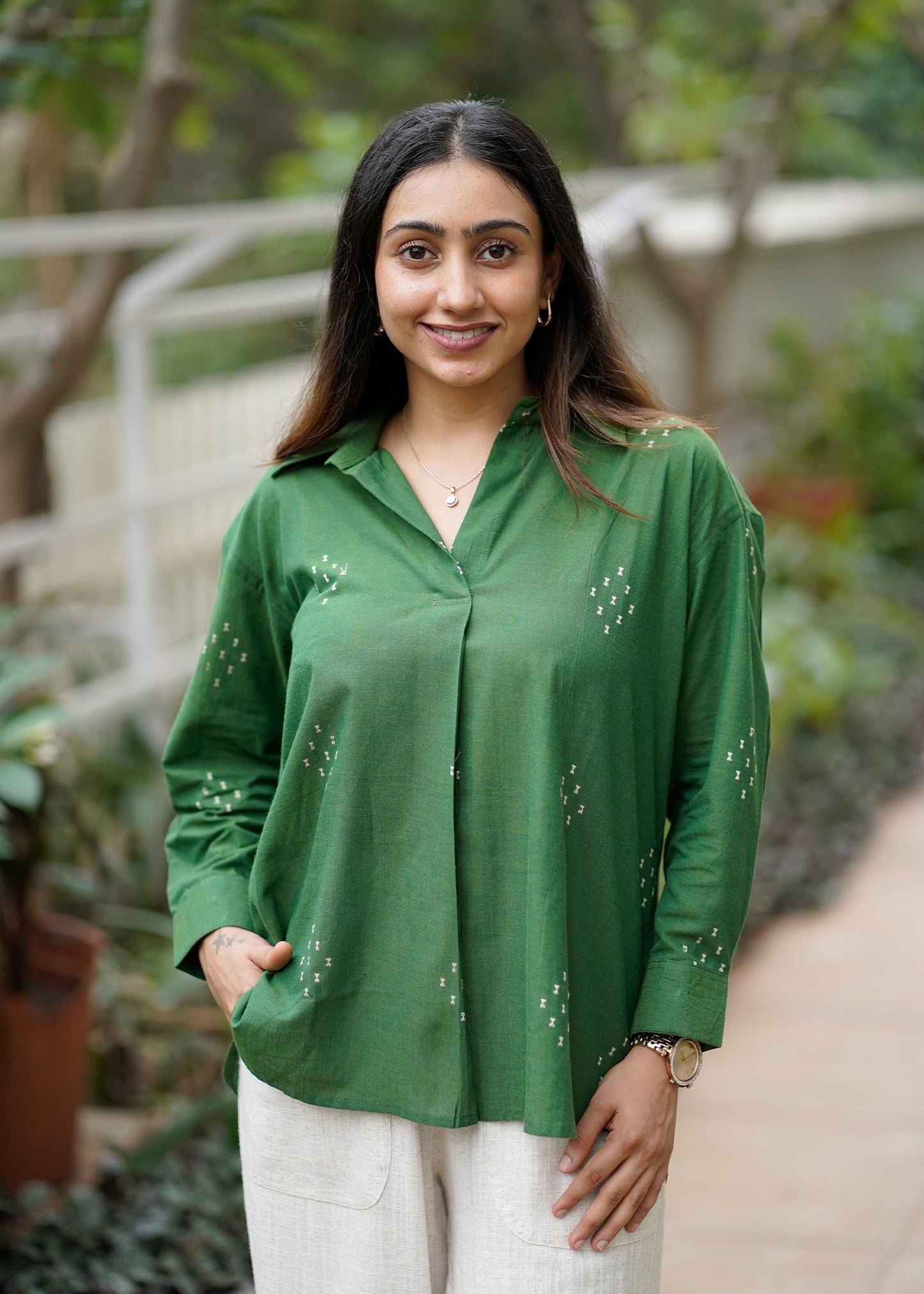 Handloom Classic Cotton Anti-Fit Shirt